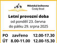 Letní provozní doba