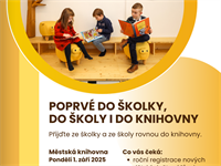 Poprvé do školky, do školy i do knihovny
