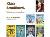 Setkání se spisovatelkou Klárou Smolíkovou 17.12.