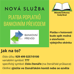 Nově platba převodem
