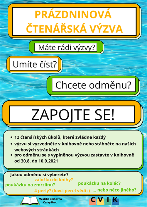 Prázdninová čtenářská výzva