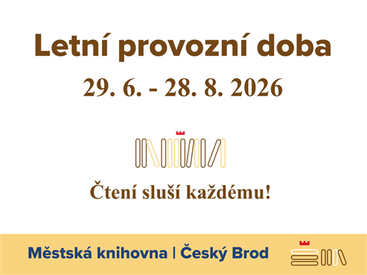 Letní provozní doba 2026