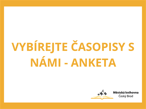 Vybírejte časopisy s námi - anketa